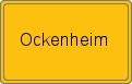 Ortsschild Ockenheim