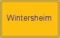 Ortsschild von Wintersheim