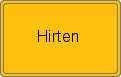 Ortsschild von Hirten