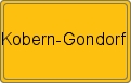 Ortsschild von Kobern-Gondorf