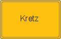 Ortsschild von Kretz