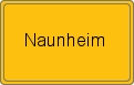Ortsschild von Naunheim