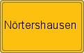 Ortsschild von Nörtershausen