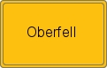 Ortsschild von Oberfell