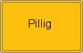 Ortsschild von Pillig