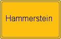 Ortsschild von Hammerstein