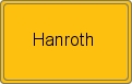 Ortsschild von Hanroth