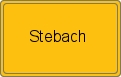 Ortsschild von Stebach