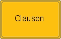 Ortsschild von Clausen