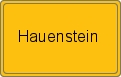 Ortsschild von Hauenstein