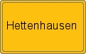 Ortsschild von Hettenhausen