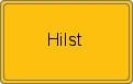Ortsschild von Hilst