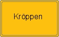 Ortsschild von Kröppen