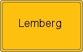 Ortsschild von Lemberg