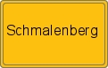 Ortsschild von Schmalenberg