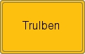 Ortsschild von Trulben