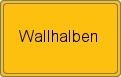 Ortsschild von Wallhalben