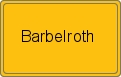 Ortsschild von Barbelroth