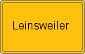 Ortsschild von Leinsweiler