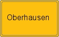 Ortsschild von Oberhausen