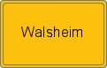 Ortsschild von Walsheim