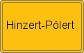 Ortsschild von Hinzert-Pölert