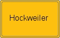 Ortsschild von Hockweiler