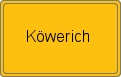 Ortsschild von Köwerich