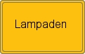 Ortsschild von Lampaden