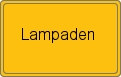 Ortsschild von Lampaden