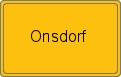 Ortsschild von Onsdorf
