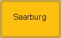 Ortsschild von Saarburg