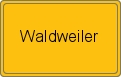 Ortsschild von Waldweiler