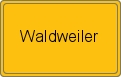 Ortsschild von Waldweiler