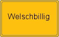 Ortsschild von Welschbillig