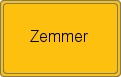 Ortsschild von Zemmer