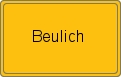 Ortsschild von Beulich