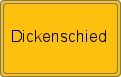 Ortsschild von Dickenschied