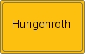 Ortsschild von Hungenroth