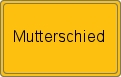 Ortsschild von Mutterschied