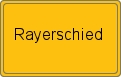 Ortsschild von Rayerschied