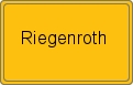 Ortsschild von Riegenroth