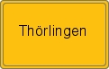 Ortsschild von Thörlingen