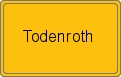 Ortsschild von Todenroth