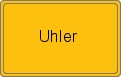 Ortsschild von Uhler