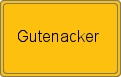 Ortsschild von Gutenacker