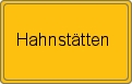 Ortsschild von Hahnstätten