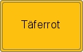 Ortsschild von Täferrot