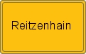 Ortsschild von Reitzenhain