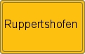 Ortsschild von Ruppertshofen